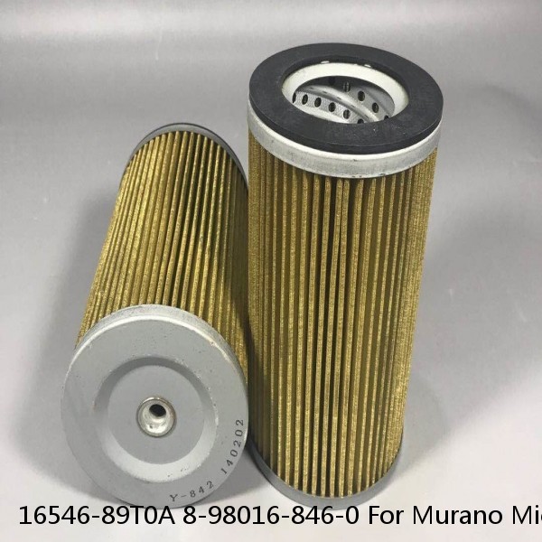 16546-89T0A 8-98016-846-0 For Murano Micra K12 Kicks Navara Ud Terrano Senntra Motif Versa Fuge March Nissan Air Filter