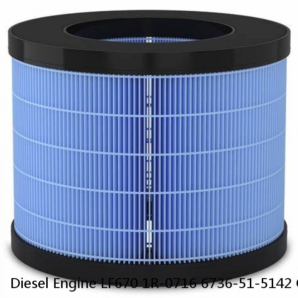 Diesel Engine LF670 1R-0716 6736-51-5142 Oil Filter In China