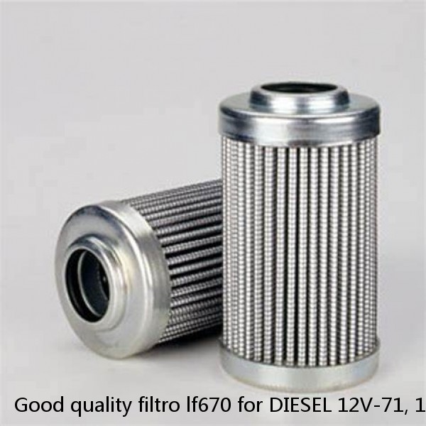 Good quality filtro lf670 for DIESEL 12V-71, 16V-71, VT555 #1 small image